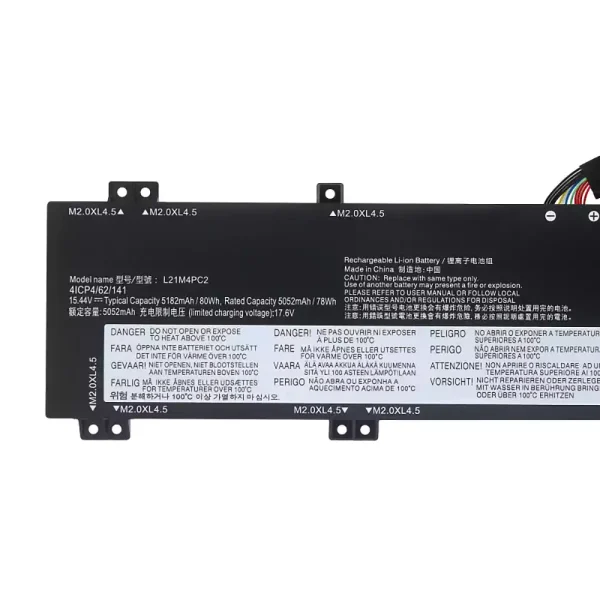Originalt batteri til PC Lenovo L21B4PC0 L21C4PC1 L21D4PC1 L21M4PC2 L21M4PC3 - Bilde 3