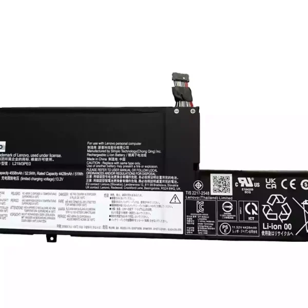 Originalt batteri til PC LENOVO L21M3PE0 L21C3PE0 L21L3PE0 L21B3PE0 - Bilde 3