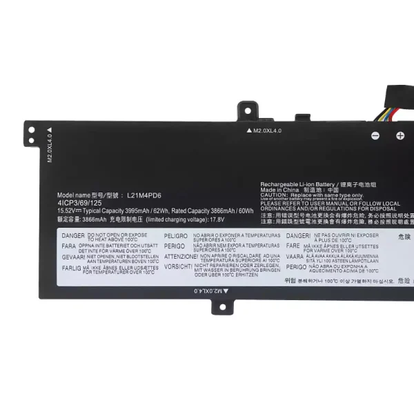 Originalt batteri til PC LENOVO L12M4PD6 - Bilde 3