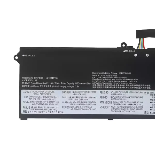 Originalt batteri til PC LENOVO L21C4PD8 L21D4PD8 L21L4PD8 L21M4PD8 - Bilde 3
