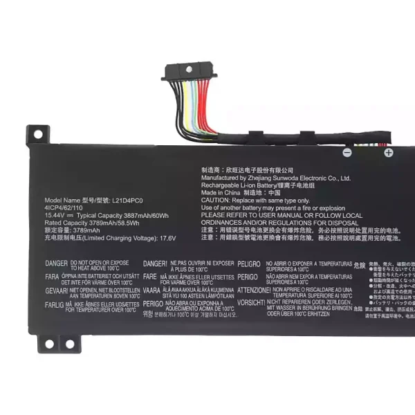 Originalt batteri til PC Lenovo L21M4PC0 L21C4PC0 - Bilde 3