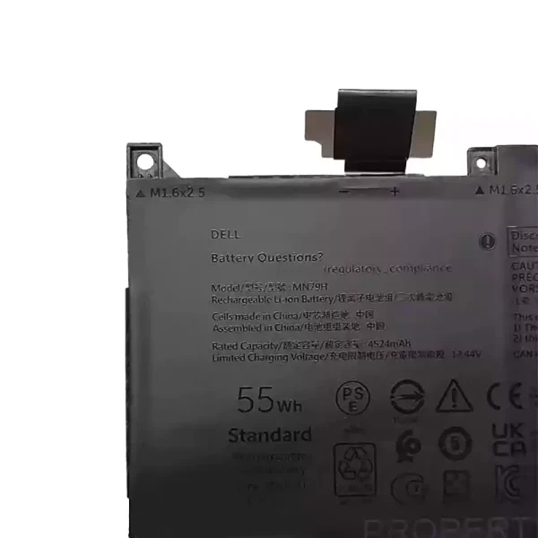 Originalt batteri til PC Dell MN79H NXRKW - Bilde 3
