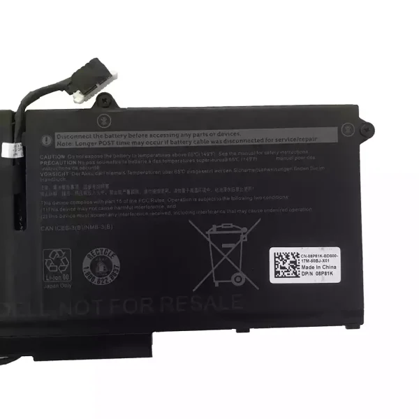 Originalt batteri til PC DELL FK0VR FKOVR - Bilde 4