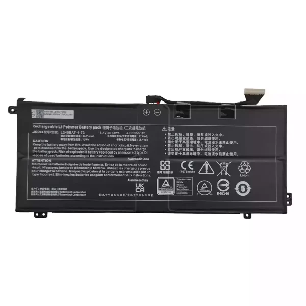 Originalt batteri til PC L240BAT-4-73