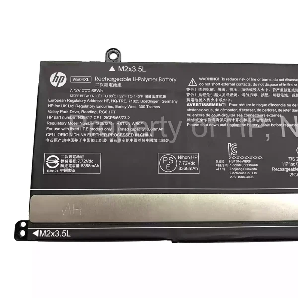 Originalt batteri til PC HP WE04XL HSTNN-WB0F N39857-005 - Bilde 3