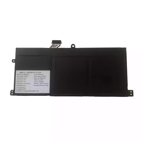 Originalt batteri til PC HP WE03XL TPN-IB0X N42575-005 N42388-1E1 - Bilde 2