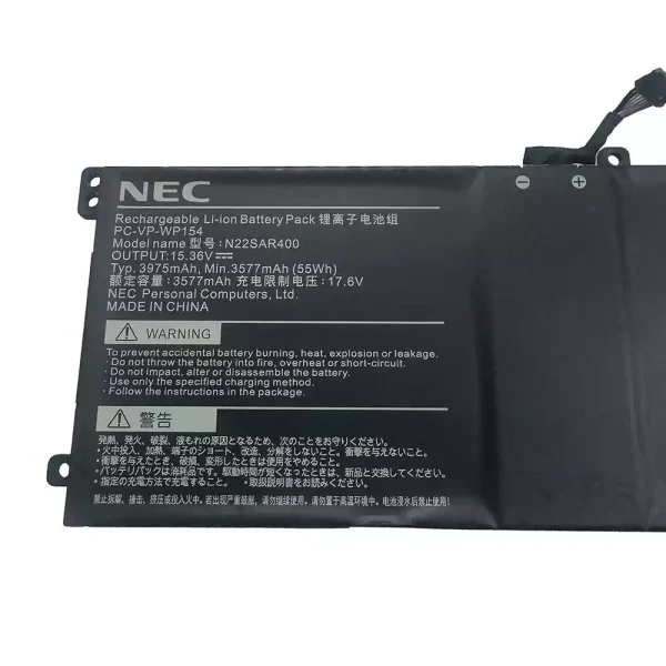 Originalt batteri til PC NEC PC-VP-WP154 N22SAR400 - Bilde 2