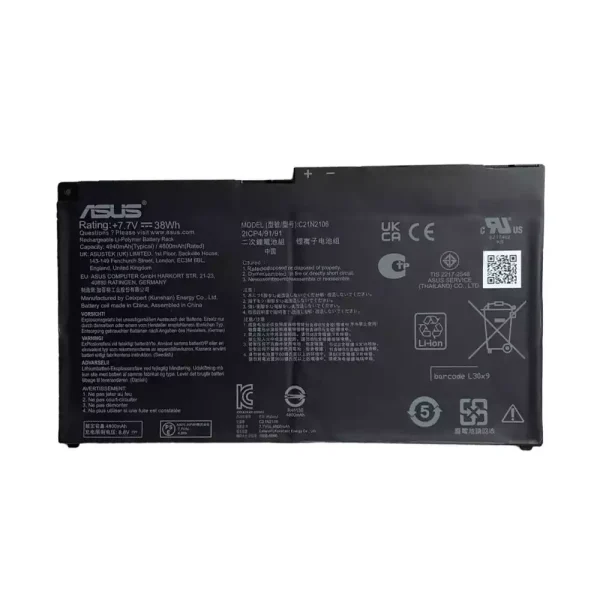 Originalt batteri til PC ASUS C21N2106