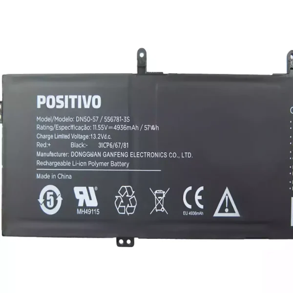 Originalt batteri til PC POSITIVO DN50-57 556781-3S - Bilde 3