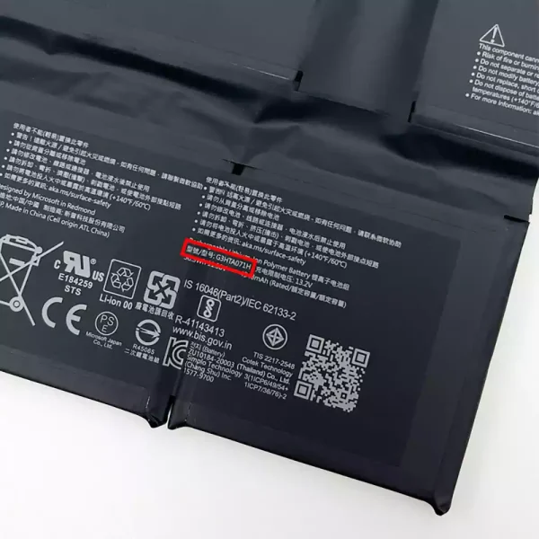 Originalt batteri til PC Microsoft G3HTA071H,Microsoft Surface Laptop Studio 1964 - Bilde 3