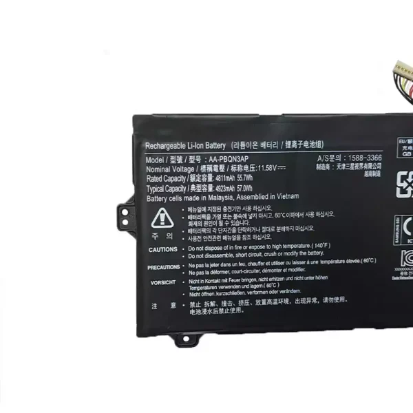 Originalt batteri til PC SAMSUNG AA-PBQN3AP - Bilde 3