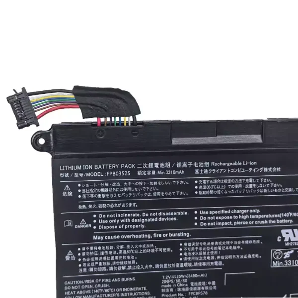 Originalt batteri til PC Fujitsu FPB0352S FPCBP578 - Bilde 3