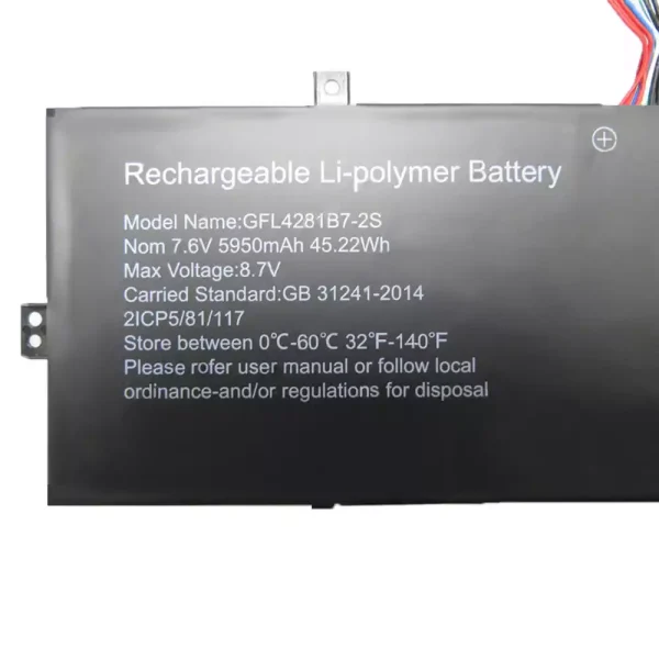Originalt batteri til PC GFL4281B7-2S - Bilde 2