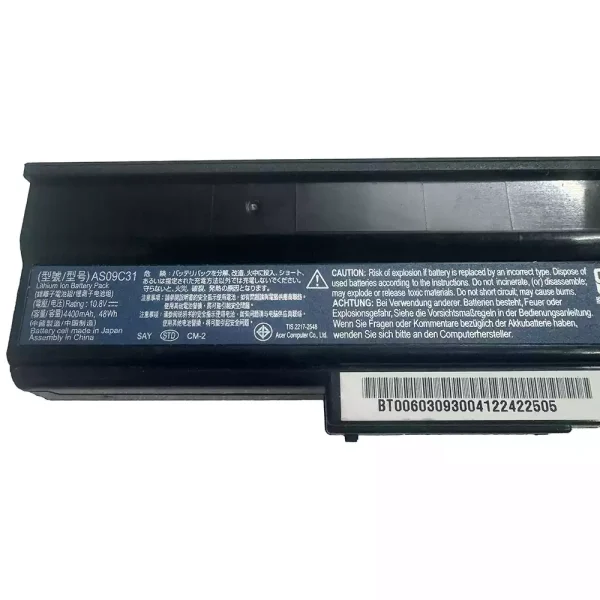 Originalt batteri til PC ACER AS09C71 AS09C75 AS09C31 - Bilde 2