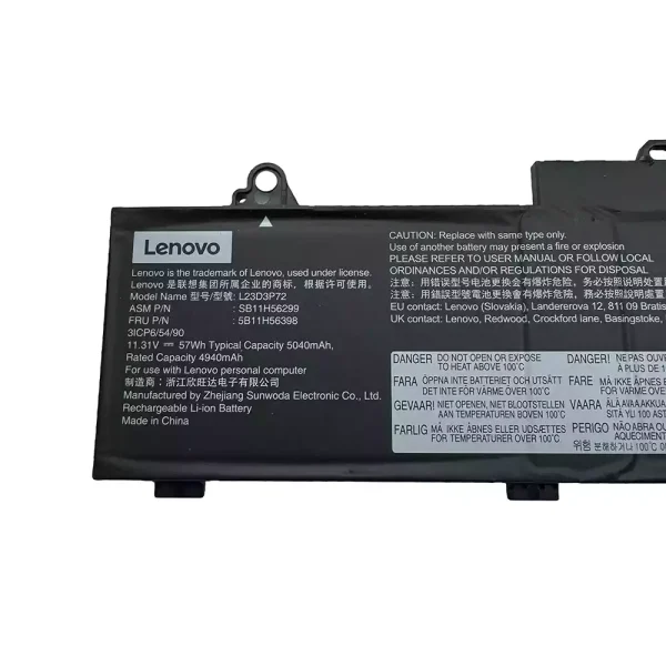 Originalt batteri til PC Lenovo L23D3P72 L23M3P70 L22D3P71 - Bilde 2