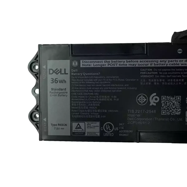 Originalt batteri til PC DELL R65CN - Bilde 2
