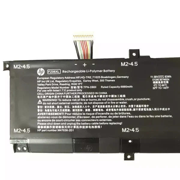 Originalt batteri til PC HP FZ06XL - Bilde 3