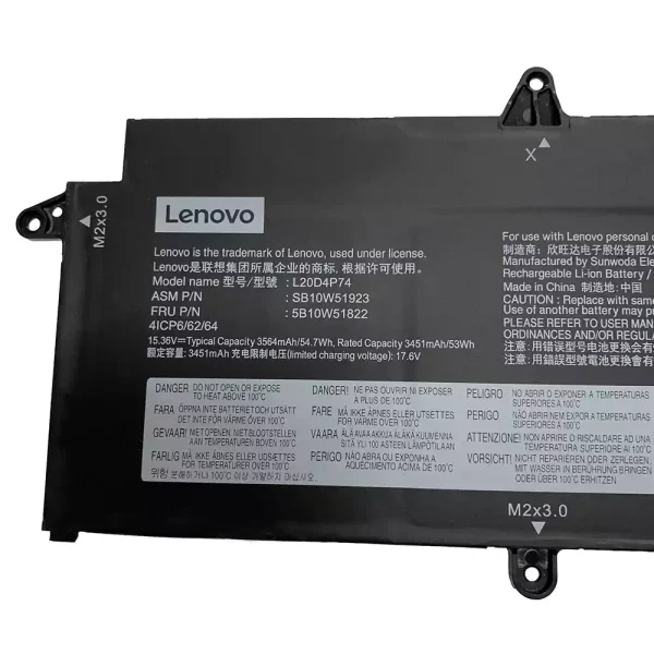 Originalt batteri til PC LENOVO L20M4P74 L20C4P74 - Bilde 2
