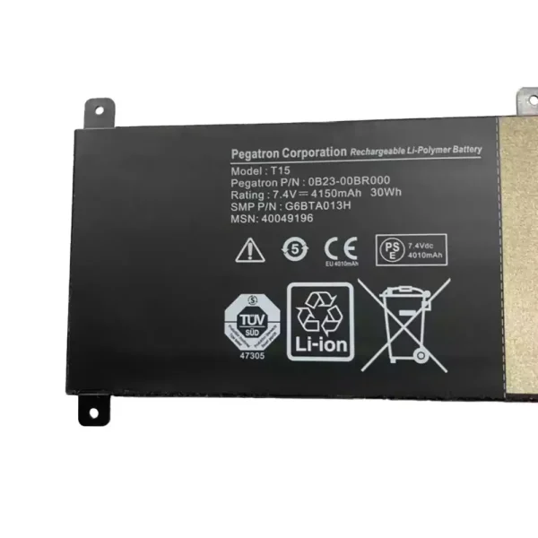 Originalt batteri til PC 0B23-00BR000 G6BTA013H T15 - Bilde 2