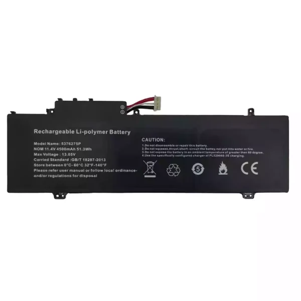 Originalt batteri til PC 5376275P UTL-509068-3S NV509067-3S