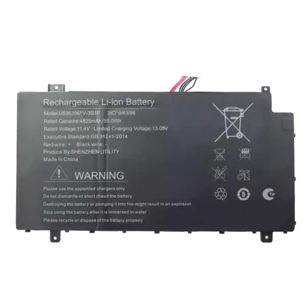 Originalt batteri til PC U536396PV-3S1P
