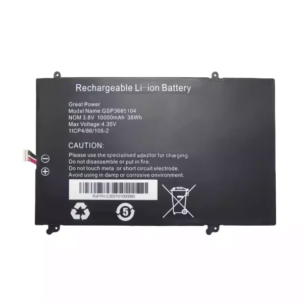 Originalt batteri til PC GSP3685104 - Bilde 2