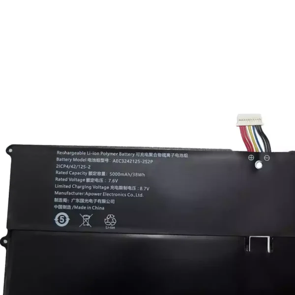 Originalt batteri til PC GY3242125PHV AEC3242125-2S2P - Bilde 3