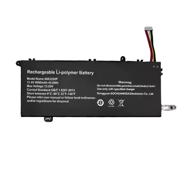 Originalt batteri til PC 6083220P