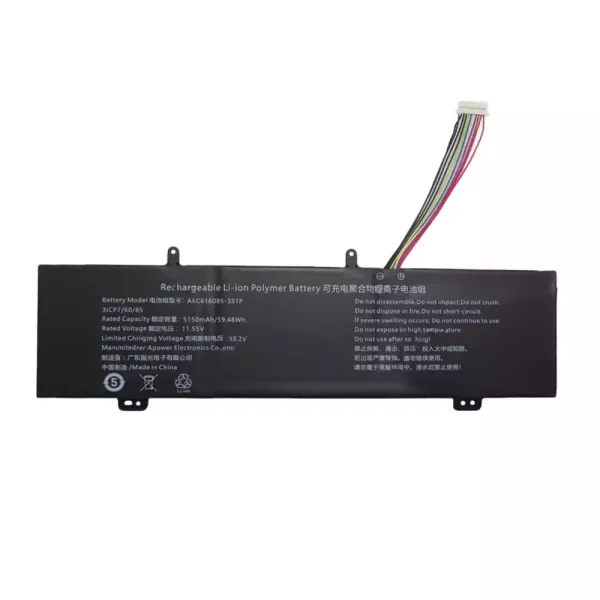 Originalt batteri til PC AEC616085-3S1P