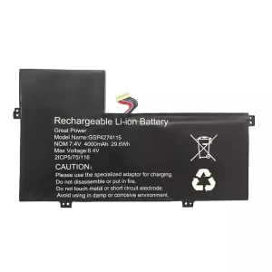Originalt batteri til PC GSP4274115