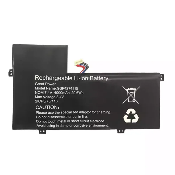 Originalt batteri til PC GSP4274115