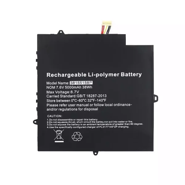 Originalt batteri til PC 38155158P Jumper EZBook X4 Pro