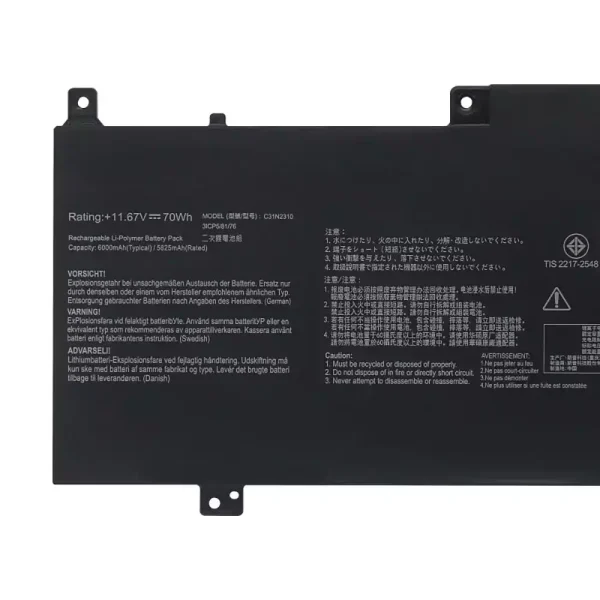 Originalt batteri til PC ASUS C31N2310 - Bilde 3