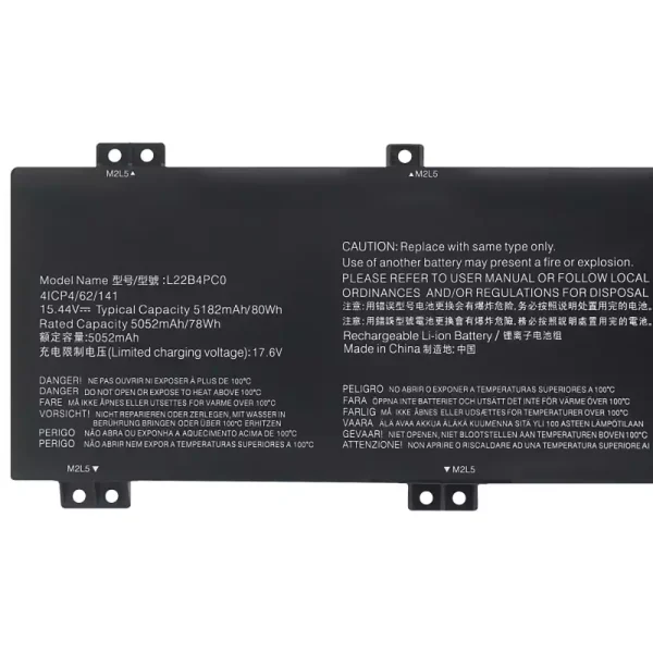 Originalt batteri til PC LENOVO L22B4PC0 L22M4PC0 L22D4PC0 L22C4PC0 L22X4PC0 - Bilde 3