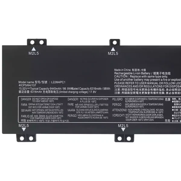 Originalt batteri til PC LENOVO L22M4PC1 L22D4PC1 L22X4PC1 - Bilde 3