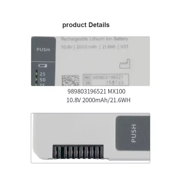 Batteri til Philips 989803196521 - Bilde 4