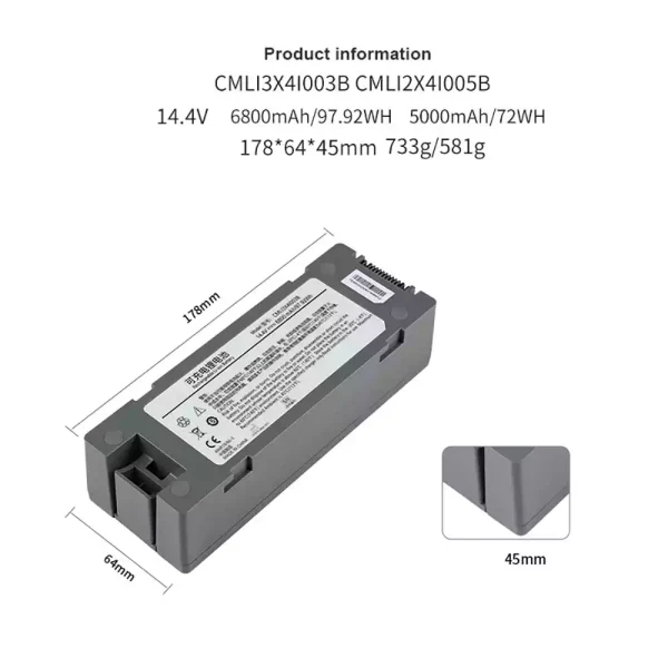 Batteri til COMEN CMLI2X4I005B CMLI2X4I002B - Bilde 3
