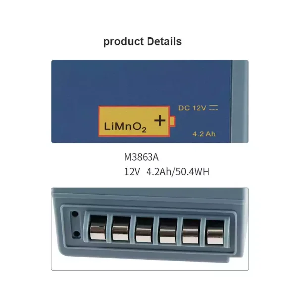 Batteri til Philips HeartStart FR2 HeartStart FR2+ M3860A M3861A M3863A M3840A M3841A - Bilde 4