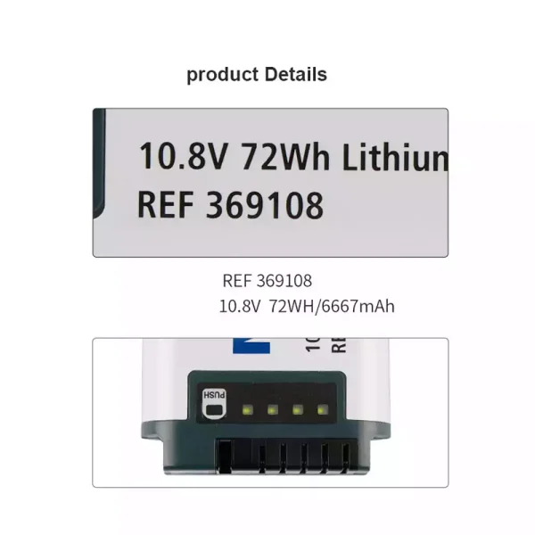 Batteri til Hamilton C1,REF 369108 - Bilde 3
