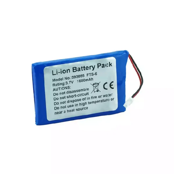 Batteri til EDAN 593855 1ICP6/39/55 FTS-3 FTS-6 - Bilde 3