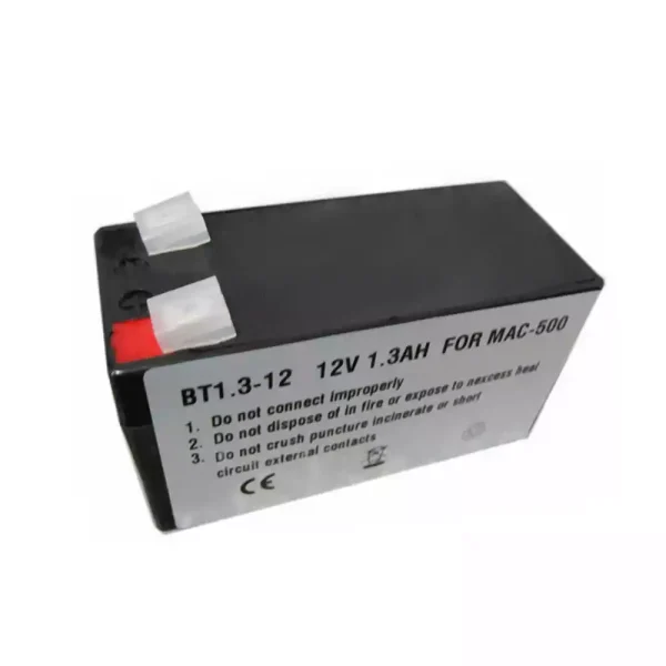 Batteri til GE BT1.3-12,NP1.3-12,GE MAC-500,Marquette Mac 500