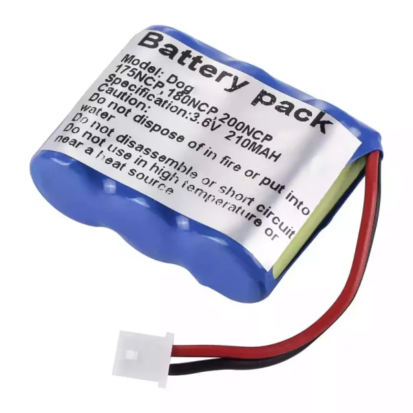 Batteri til Dogtra 175NCP,180NCP,200NCP,202NCP,210NCP,22000NCP,EF-3000,YS-500 Collar,BP20R,35AAAH3BMX - Bilde 2