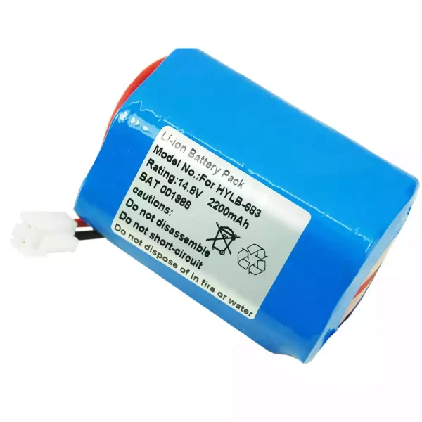 Batteri til Biocare ECG-1200,ECG-1210,ECG-1201,FM-801 - Bilde 2