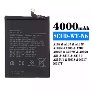 Batteri SCUD-WT-N6 til Samsung A20s/A10s/A207/A107/A107F/A107M/A207F/A207M/A2070/A21/A215/A215U/A215U1/M01S/M017/M017F