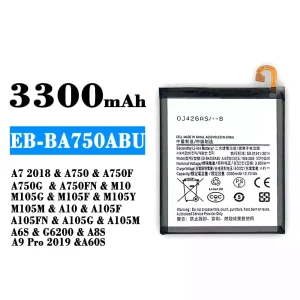 Batteri EB-BA750ABU til Samsung A7 2018/A8S/A9 Pro 2019/A60S