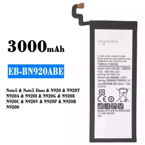 Batteri EB-BN920ABE til Samsung note 5/Note 5 Duos