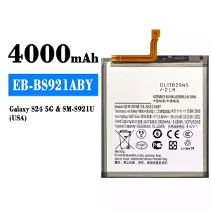Batteri EB-BS921ABY til Samsung Galaxy S24 5G