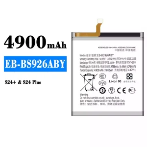 Batteri EB-BS926ABY til Samsung S24+/S24 Plus