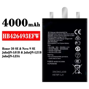 Batteri HB426493EFW til HUAWEI Honor 50 SE / Nova 9 SE