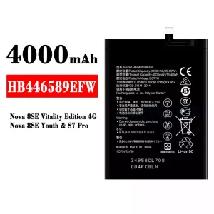 Batteri HB446589EFW til HUAWEI Nova 8 SE Vitality Edition 4G / Nova 8 SE Youth / S7 Pro